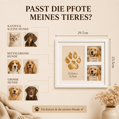 EverNear – Pfotenabdruck Erinnerungsset